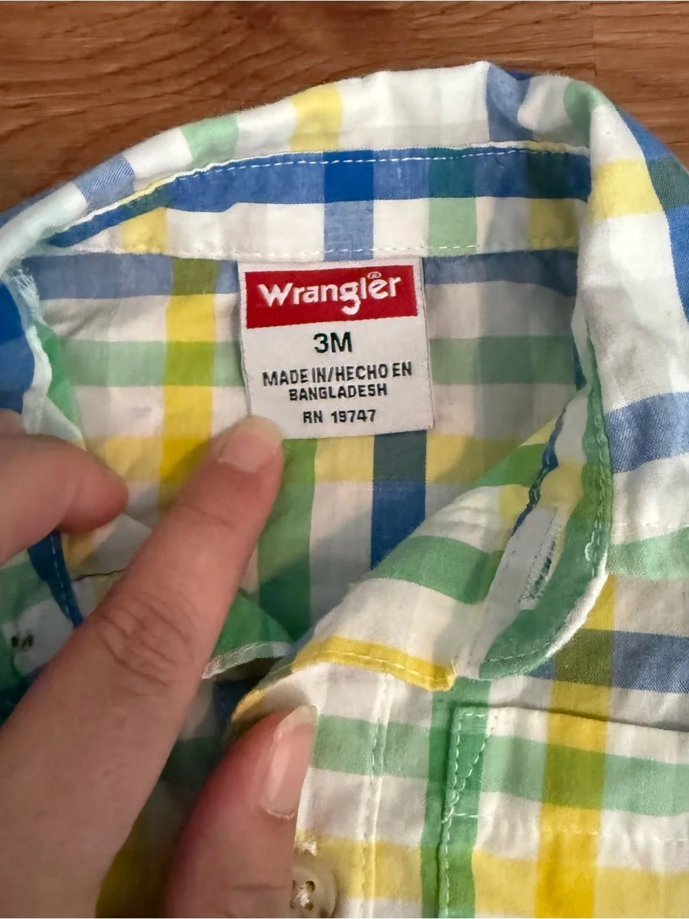Wrangler baby boy bodysuit 0-3 months holiday colors